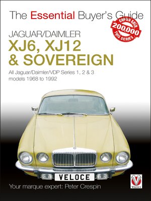 cover image of Jaguar/Daimler XJ6, XJ12 & Sovereign